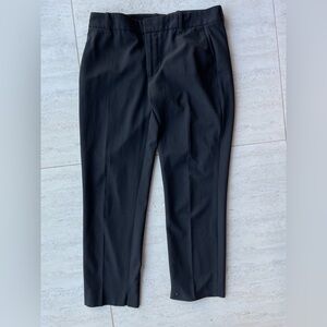 Black ankle length dress pants